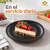 Melamina Negra Plato Postre 17,5 Cm en internet
