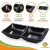 Melamina Negra Dulcera 2 Divisiones - Kitchen Tools Gastronomía