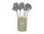 Hudson Set Utensilios con Base Olive