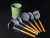 Hudson Set Utensilios con Base Olive - tienda online