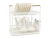 Hudson Secaplatos Blanco 2 Niveles Detalles Madera