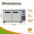 Freezer Mostrador 2 Puertas Silcook 150 cm* - tienda online