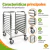 Carro Latero 8 Bandejas 60x40 Acero 304* - Kitchen Tools Gastronomía