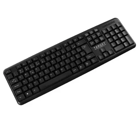 Kit Teclado e Mouse Office TGT GR100 V3, ABNT2, 1000DPI, Preto, TGT-GR100-BK03