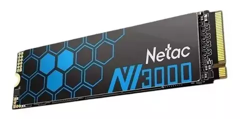 Disco Sólido Interno Netac Nv3000 Ssd Nvme M2 250gb Cor Preto