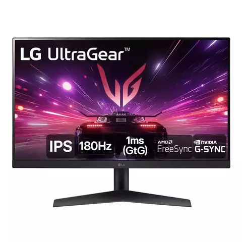 Monitor Gamer LG Ultragear 24” LED, 180Hz, 1ms, HDR10, AMD Freesync, DisplayPort, HDMI - 24gs60f-b