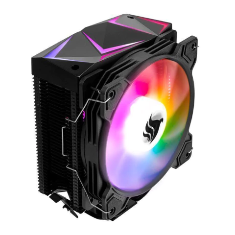 Cooler Para Processador Pichau Falcon, ARGB, 120mm, Preto, PG-FLCARGB-BK01