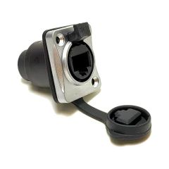 Conector Ethercon RJ45 Fêmea Outdoor de Painel
