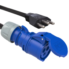 Cabo Adaptador Plug Industrial 32A para NBR 2P+T 20A 1,80 Metros - comprar online