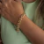 Pulseira de Ouro 18K Entrelacé na internet