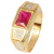 Anel de Formatura Ouro 18k An019