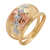 Anel de Ouro 18K Tricolor Fascino - comprar online