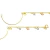 Pulseira em Ouro Berloques arco 18k Piccolo Cuore Stellato - comprar online