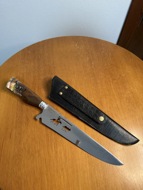 Picanheira Inox Laçador e Boi