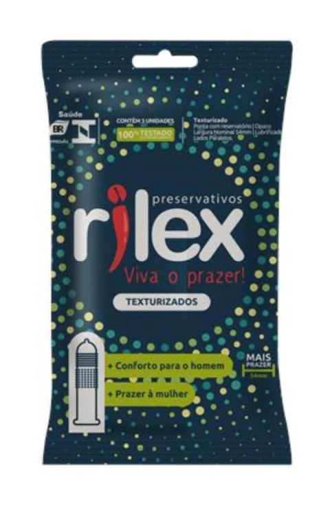Preservativo Rilex Texturizado C/3 Unid