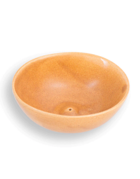 Incensário Cumbuca Oval - Areia - comprar online