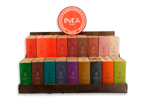 Expositor Madeira - 18 AROMAS