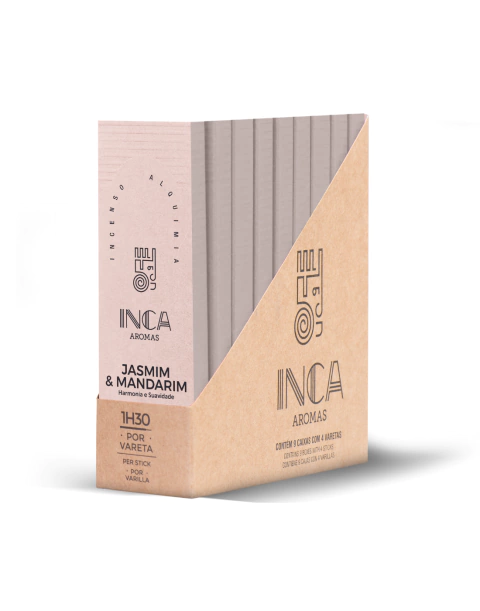 Incenso de Jasmim e Mandarim - 4 varetas (pacote 9 un) - comprar online