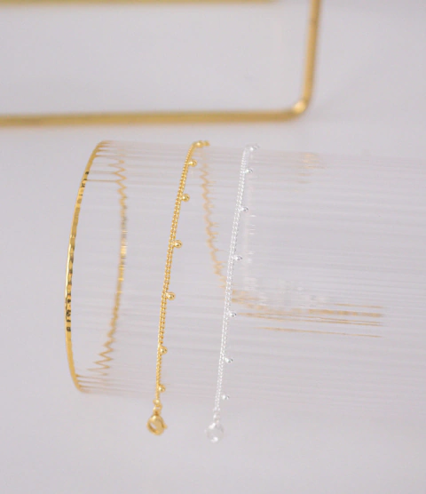 Pulseira Balls Banho de Ouro 18k