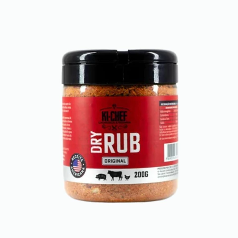 Tempero Dry Rub 200g Ki-Chef - comprar online