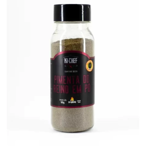 Tempero Pimenta do Reino em pó 90g Ki-Chef - comprar online