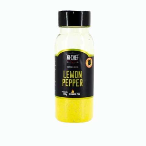 Tempero Lemon Pepper 120g Ki-Chef - comprar online