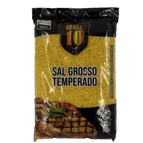 Sal Grosso Brasa 10 Temperado - comprar online