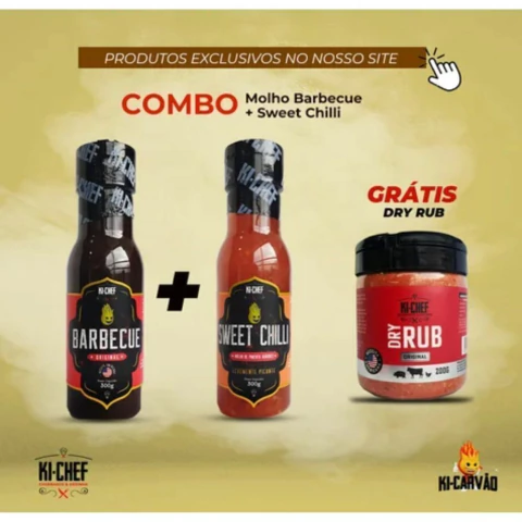 Kit Molhos Molho Barbecue + Molho Sweet Chili