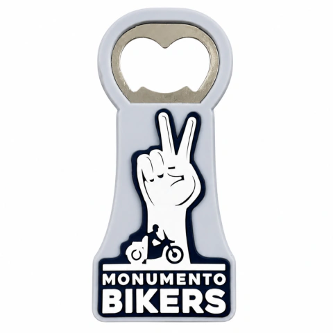 Imã Abridor de Garrafa Monumento Bikers - Cinza