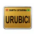 Placa Moto Urubici Amarela