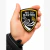 Patch Bordado Rio do Rastro Escudo Preto