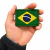 Patch Bordado Bandeira do Brasil
