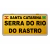 Placa Carro Rio do Rastro Amarela