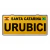 Placa Carro Urubici Amarela