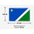 Adesivo Resinado Bandeira Mato Grosso do Sul - comprar online