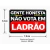 Adesivo Resinado GENTE HONESTA - comprar online