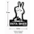 Adesivo Resinado Rota Biker Branco - comprar online