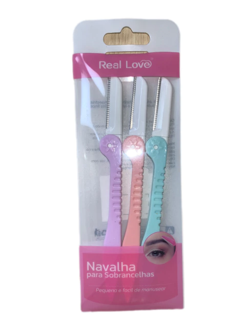 Kit navalhas para sobrancelhas