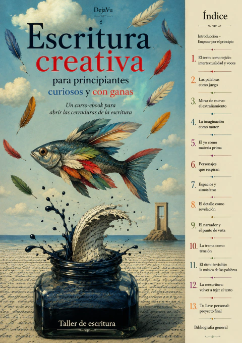 Para principiantes curiosos y con ganas. Escritura creativa