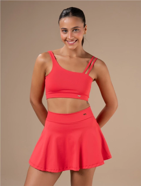 Top Assimétrico Vermelho - comprar online