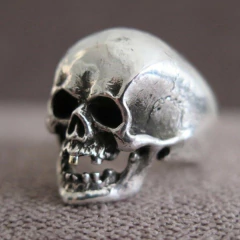 Calavera Sonriente PLATA 925 en internet