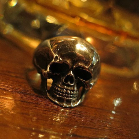 Calavera Sombria PLATA 925
