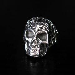 Calavera con Cruz PLATA 925