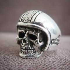Calavera Biker PLATA 925 en internet