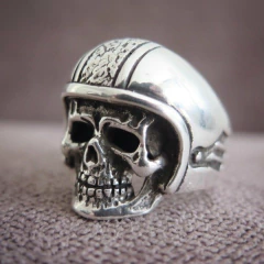 Calavera Biker PLATA 925 en internet
