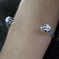 Esclava Punteras Calaveras PLATA 925 - comprar online