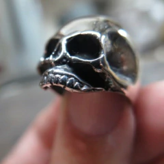 Calavera Lisa PLATA 925 - comprar online