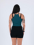 CROPPED CANELADO TURQUESA - comprar online
