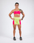 SHORTS RUN PINK E AMARELO - comprar online