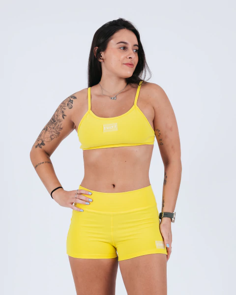 SHORTS SUMMER AMARELO